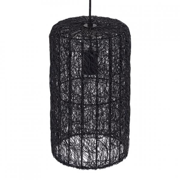 PTMD Hängeleuchte Idris schwarz 41 cm