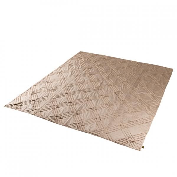 PTMD Tagesdecke kariert Cerine braun 240 x 220 cm