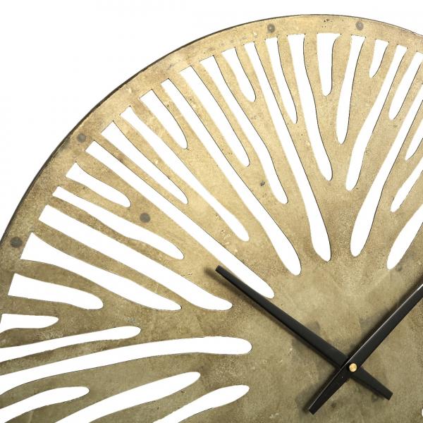 PTMD Wanduhr Derandi goldfarbig 59 cm