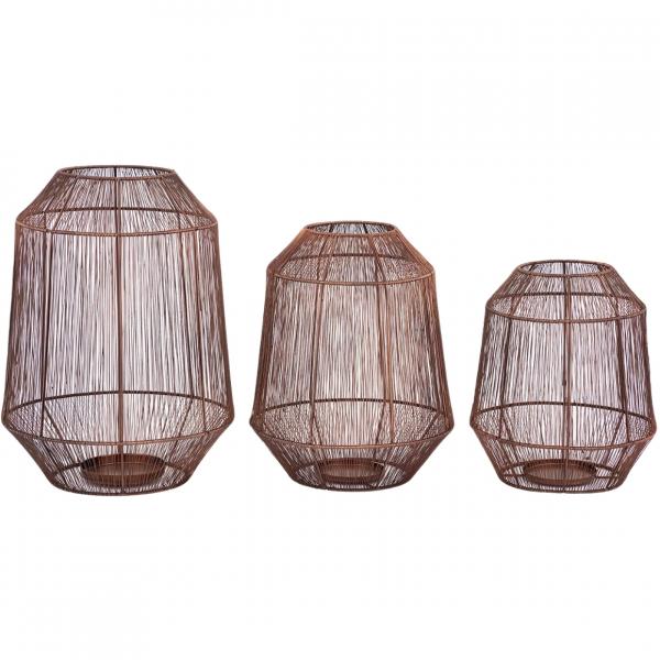 PTMD Windlicht Justy L kupferfarbig 38 cm