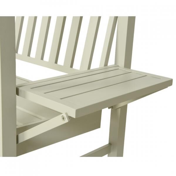 (R) Gartenbank Barolo Aluminium beige 210 cm