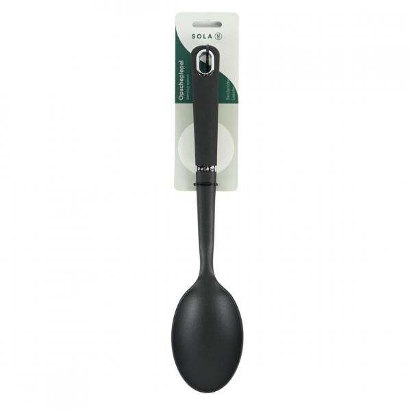 Sola serving spoon black 33 cm