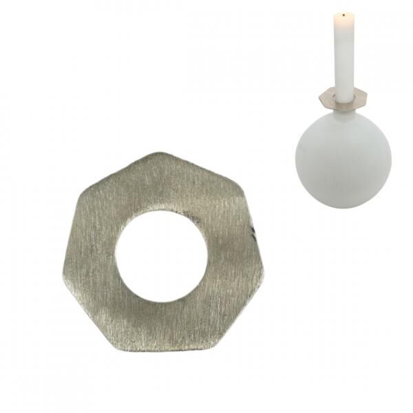 Stjernsund Kerzenring Loua grau 5,5 cm