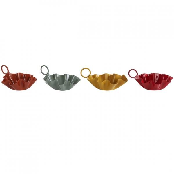 Teelichthalter Naomi 10 cm 4 Stück sortiert