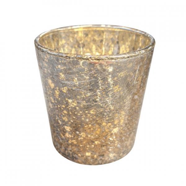 Teelichthalter Esbo gold 10 cm