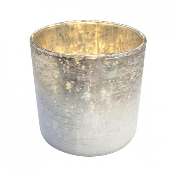 Teelichthalter Levi weiß 10,5 cm