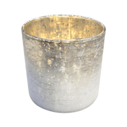 Teelichthalter Levi weiß 10,5 cm