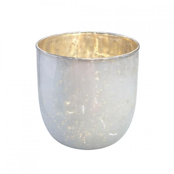 Teelichthalter Levi weiß 12 cm