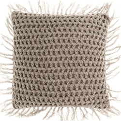 Unique Living cushion Tufo chateau grey 45 x45 cm