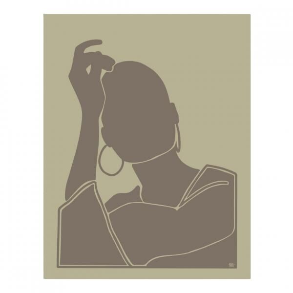 WOOOD Poster Lindsay 35,5 x 45,5 cm