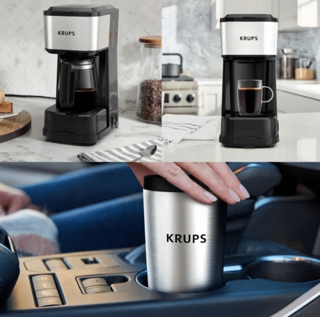 Krups KM207D10 - 3-in-1 filter coffee maker - New