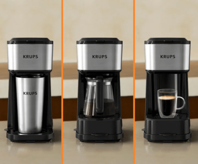 Krups KM207D10 - 3-in-1 filter coffee maker - New