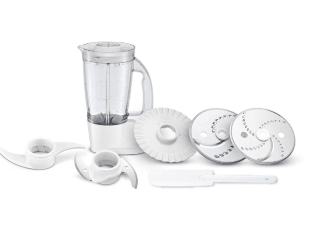 Moulinex FP544111 – Double Force Compact Küchenmaschine Weiß – Neu