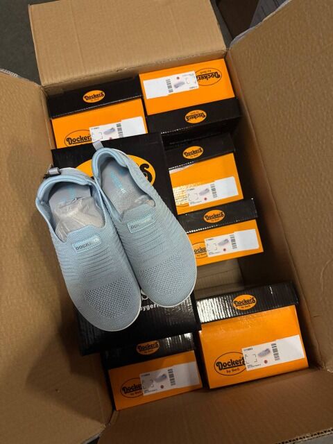 7,50 € Dockers Sneakers für Damen Mädchen Kategorie A neu in Originalkartons Ware auf Lager in Deutschland