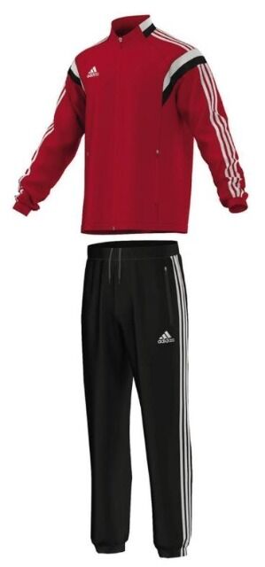 ADIDAS Condivo 14 Präsentationsanzug Freizeitanzug Sportanzug Fussball Rot Größe S NEU