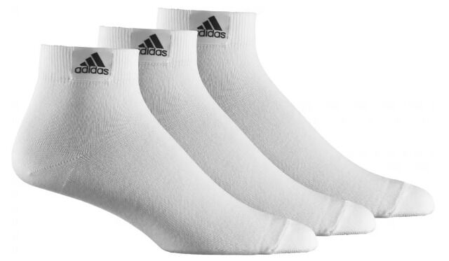 Adidas Socken weiß Sportsocken Crew halbhoch 3er Pack