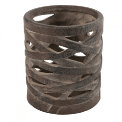 Countryfield Teelichthalter Redmon M braun 12,5 cm