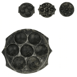 Dekorative Schale Speckstein S 23 cm 4 Stück sortiert