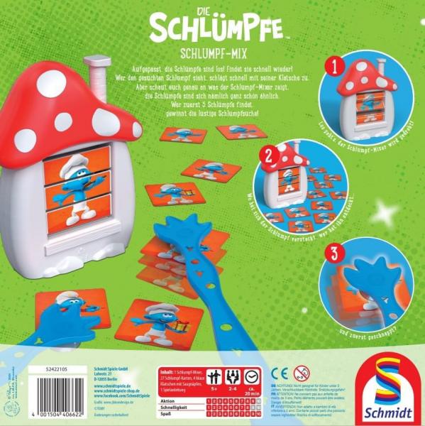 Die Schl&uuml;mpfe - Schlumpf - Mix - Familienspiel