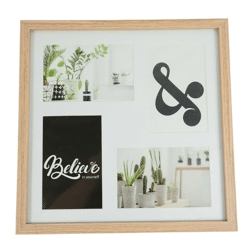 Photo frame 4 passe-partout maple 10 x 15 cm