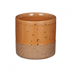 Mica flowerpot Lago brown 11 cm