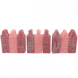 Candle Adam House sweets pink 7 x 20 cm 9 assorted