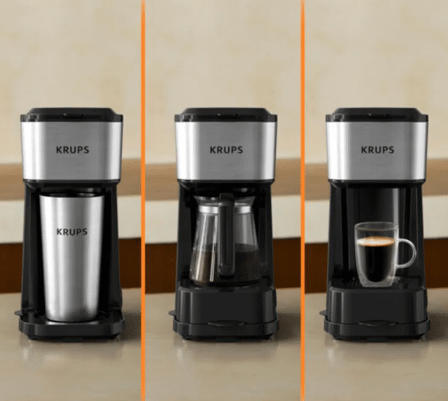 Krups KM207D10 – 3-in-1 Filterkaffeemaschine – Neu