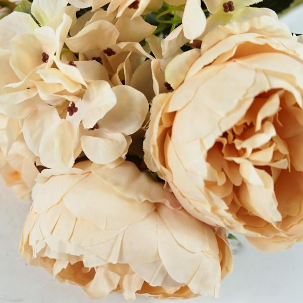 Künstliche Blumen Bouquet Pfingstrose 51 cm 4 sortiert