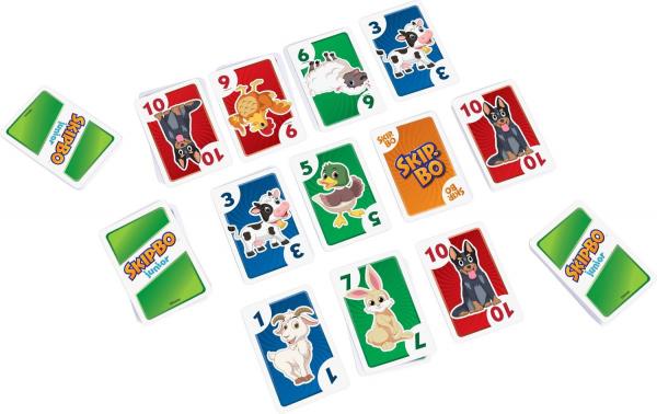 Mattel HHB37 - Skip-Bo Junior - Kartenspiel f&uuml;r Kinder