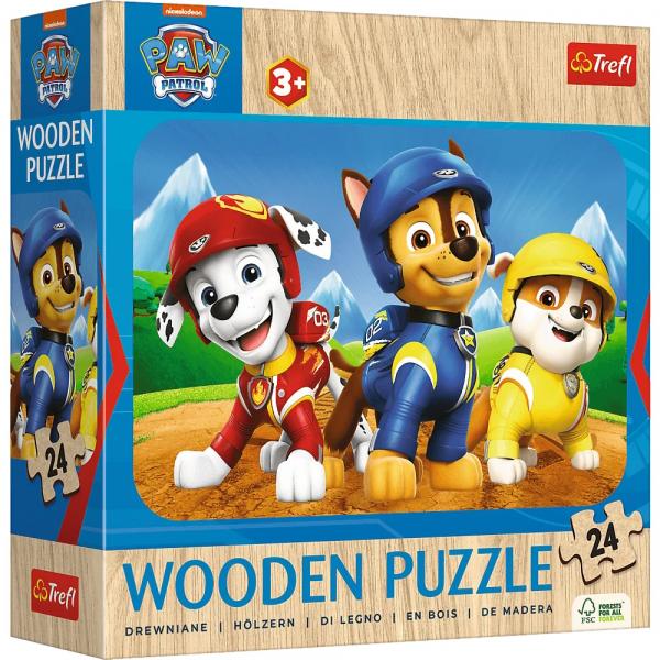 Paw Patrol Hundecrew - Holz Puzzle Junior 24 Teile