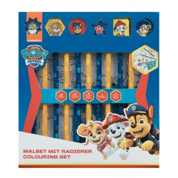 Paw Patrol - Malset mit Radierer, 29-tlg.