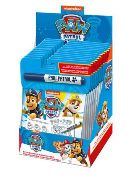 Paw Patrol - Malset mit Zauberstift im Display