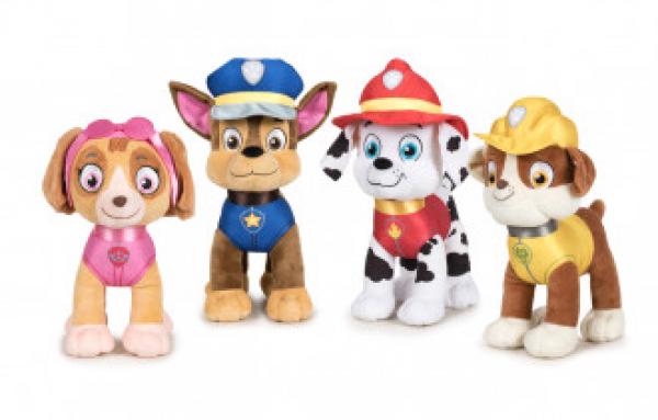 Paw Patrol - Pl&uuml;schfiguren 4-fach sort., 34cm