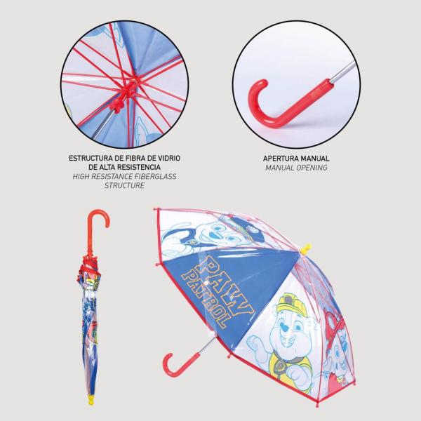 Paw Patrol - Regenschirm manuell 42 cm