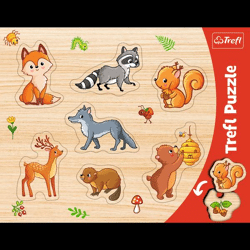 Waldbewohner - Rahmen-Puzzle 7 Teile