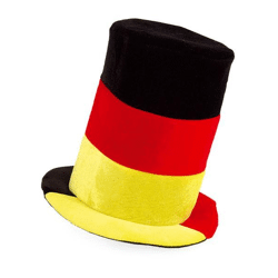 Zylinder Deutschland Fan - Adult Größe 58