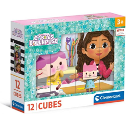 12 Teile Würfelpuzzle - Gabby's Dollhouse