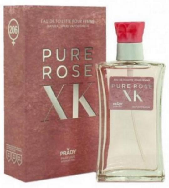 Eau de Toilette for woman 100ml pure rose XK - Prady