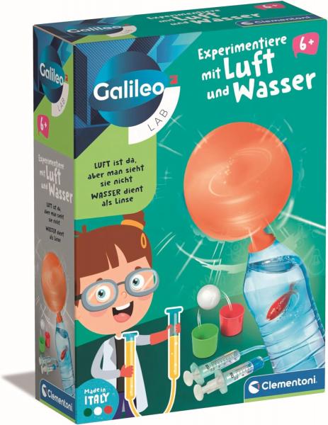 Experimentiere mit Luft und Wasser