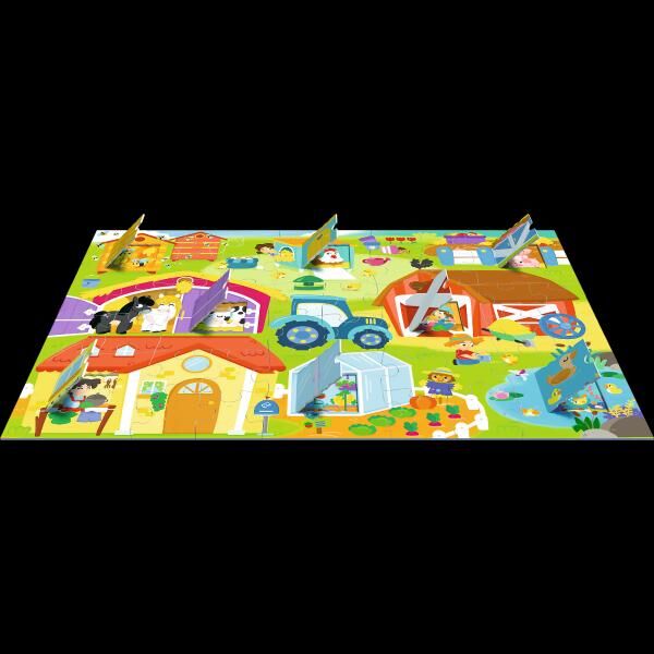 Flip-Flap - Puzzle - Auf dem Bauernhof - 36 Teile