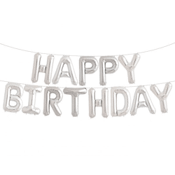 Foil balloons silver 