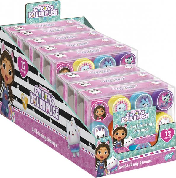 Gabby's Dollhouse - Selbstf&auml;rbende Stempel - 8er Display