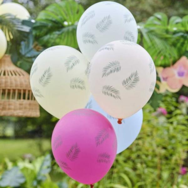 Ginger Ray Luftballons Palmblatt 5 Stück