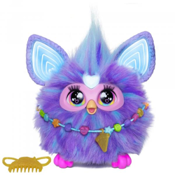 Hasbro Furby Violett, interaktives Plüschspielzeug, italienische Version