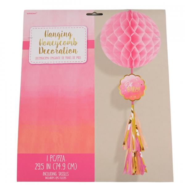 Honigwabe Oh Baby! rosa 75 cm
