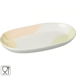 J-Line Teller oval Porzellan 37 cm