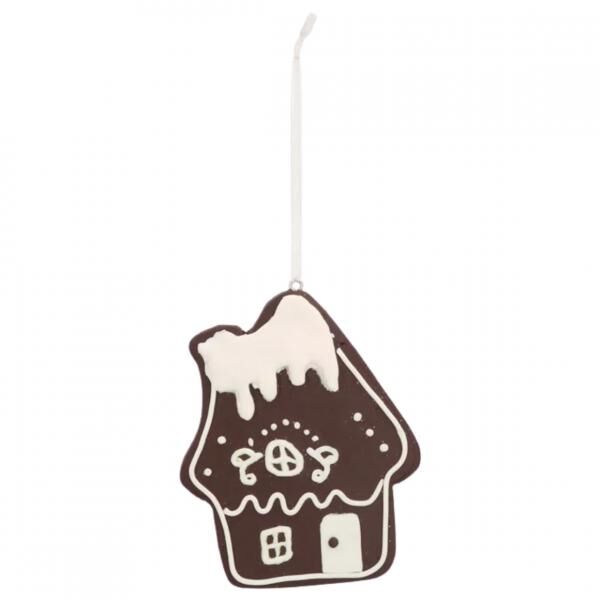 Kersthanger huis Candy 10 cm