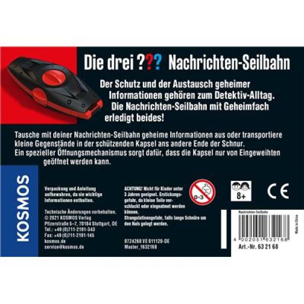 Kosmos 632168 - Die drei ??? Nachrichten-Seilbahn (gro&szlig;e Dose)