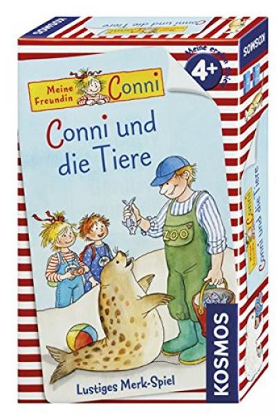 Kosmos 710989 - Conni und die Tiere, Mitbringspiel - Lustiges Merk-Spiel