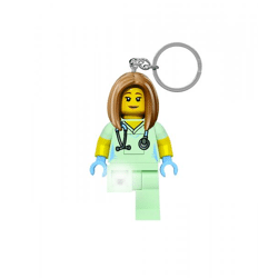 LEGO Classic - Krankenschwester Schlüsselanhänger mit Taschenlampe